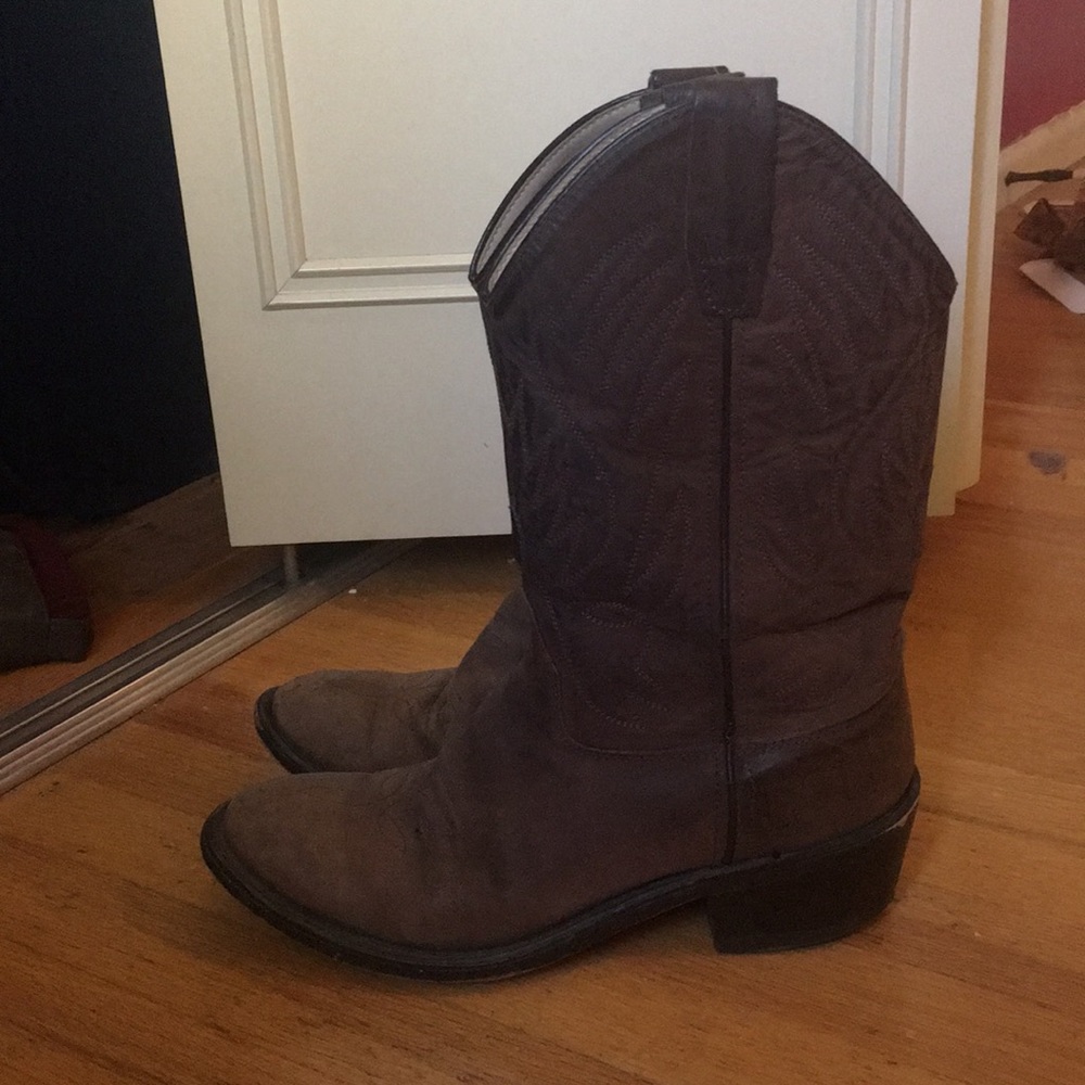 Leather Cowgirl Boots